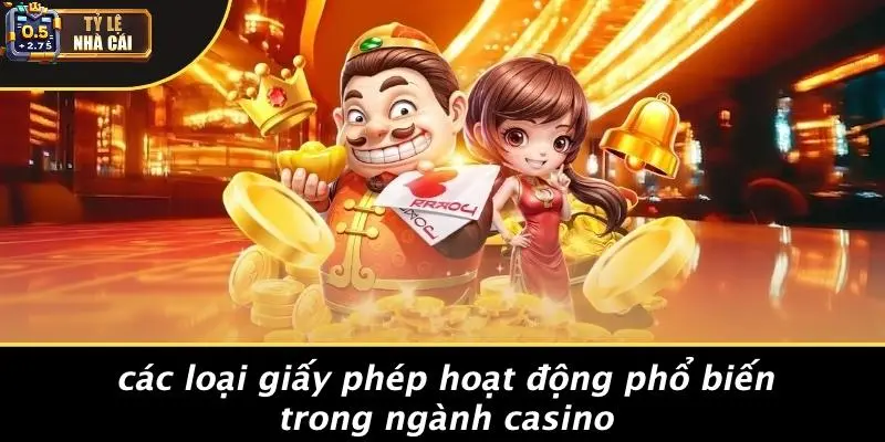 Các Loại Giấy Phép Hoạt Động Phổ Biến Trong Ngành Casino
