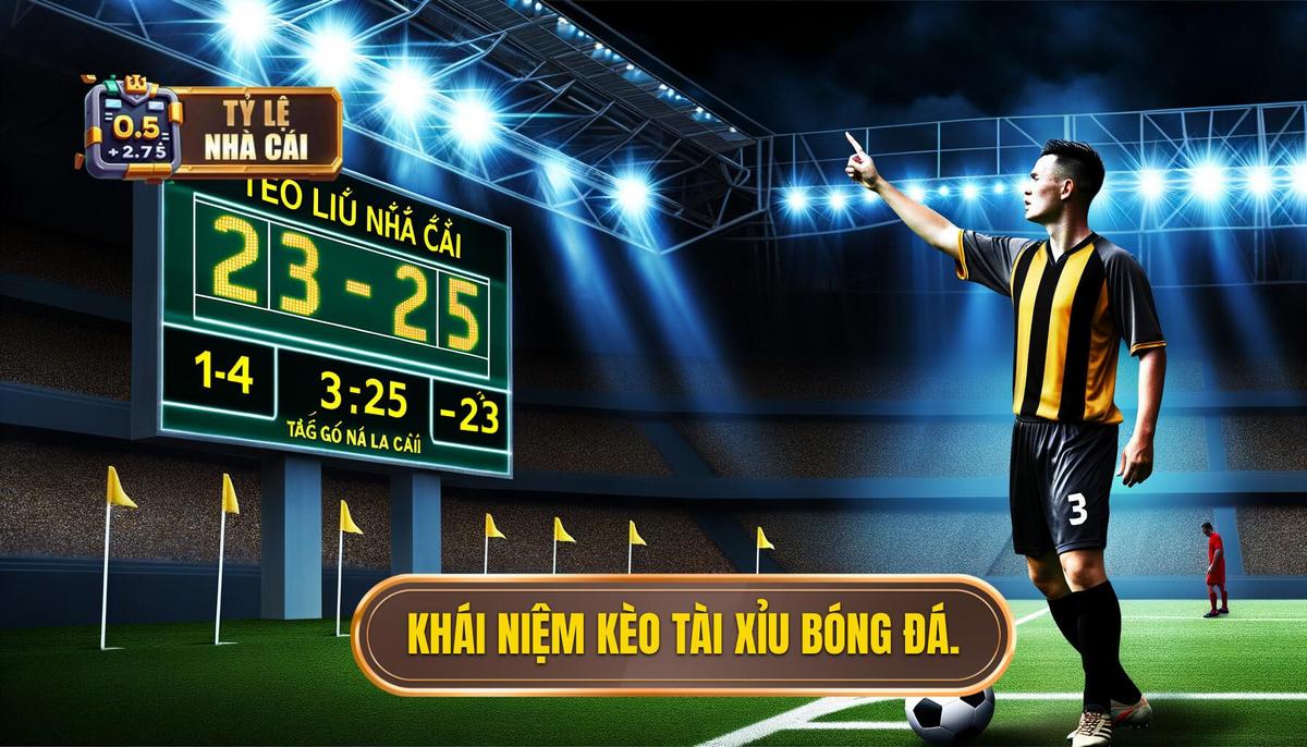 1. Khái niệm kèo tài xỉu trong cá cược bóng đá