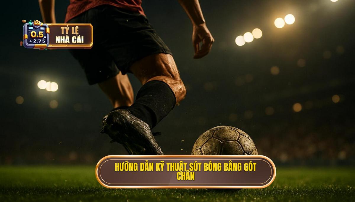 Các bước chi tiết để thực hiện Kỹ thuật sút bóng bằng gót chân phải