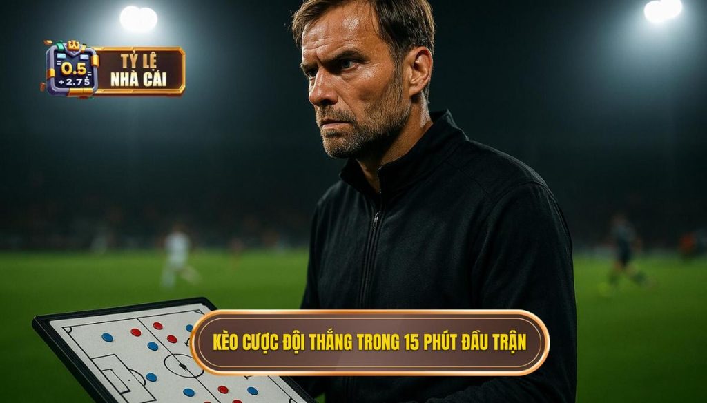 Kèo cược đội thắng trong 15 phút đầu trận