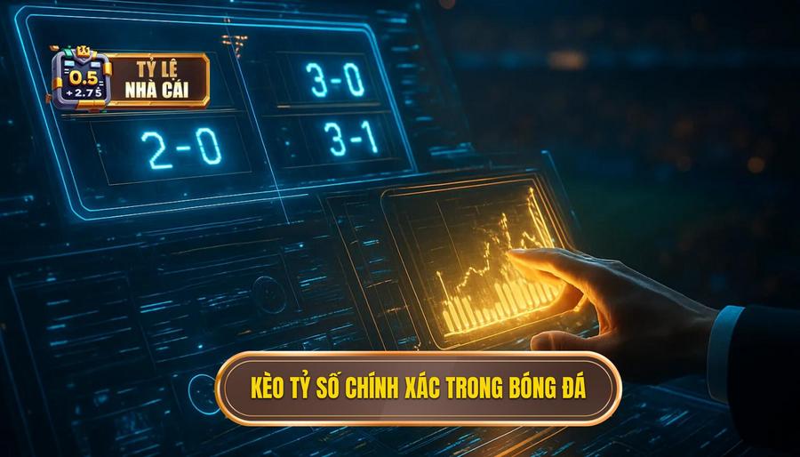 1. Kèo tỷ số chính xác trong bóng đá