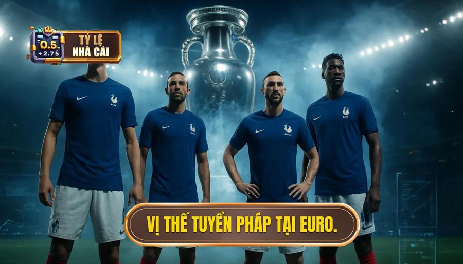 1. Vị thế tuyển Pháp tại Euro.