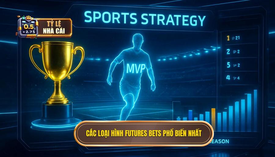 2. Các loại hình Futures bets phổ biến nhất