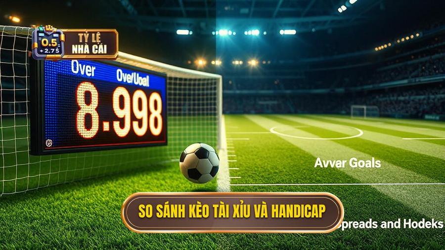 2. So sánh kèo Tài Xỉu và Handicap
